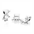Pandora Jewelry Bella Bot Charm-Pink Enamel 797141EN160
