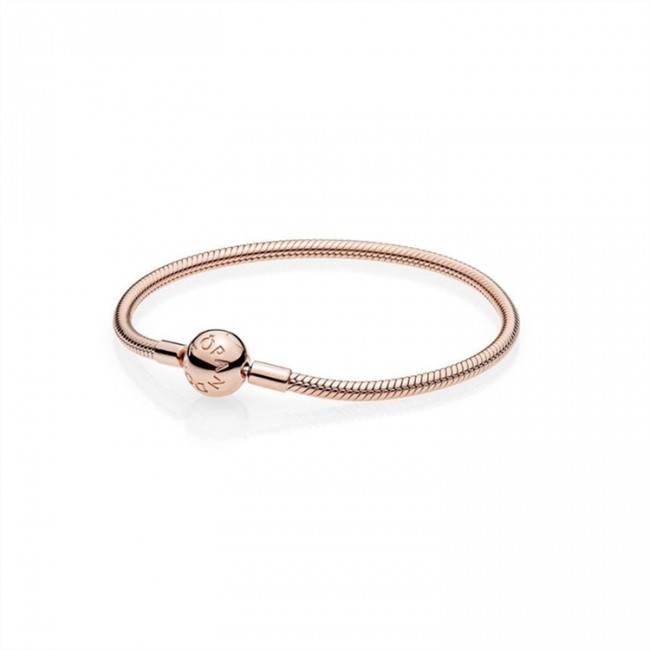 Pandora Jewelry Smooth Rose Clasp Bracelet 580728