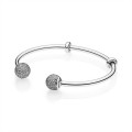 Pandora Jewelry Open Bangle Bracelet-Clear CZ 596438CZ