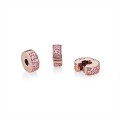 Pandora Jewelry Shining Elegance Clip-Rose & Pink CZ 781817PCZ