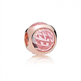 Pandora Jewelry Radiant Droplet Charm-Pandora Jewelry Rose & Pink Mist Crystals