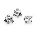 Pandora Jewelry Fairytale Carriage Silver & Gold Charm-Pandora Jewelry 790598P