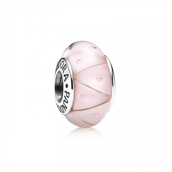 Pandora Jewelry Rose Looking Glass Charm-Murano Glass 790922