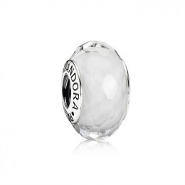 Pandora Jewelry Fascinating White Charm-Murano Glass 791070