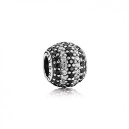 Pandora Jewelry Nautical Pave Lights-Black Crystal & Clear CZ 791172NCK