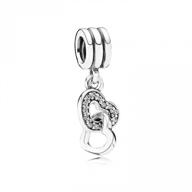 Pandora Jewelry Interlocking Love-Clear CZ 791242CZ