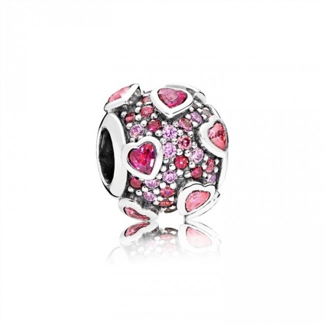 Pandora Jewelry Explosion of Love Charm-Multi-Colored CZ 796555CZSMX