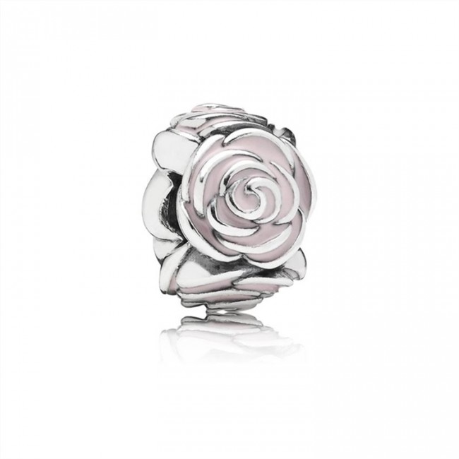 Pandora Jewelry Rose Garden Clip-Pink Enamel 791291EN40