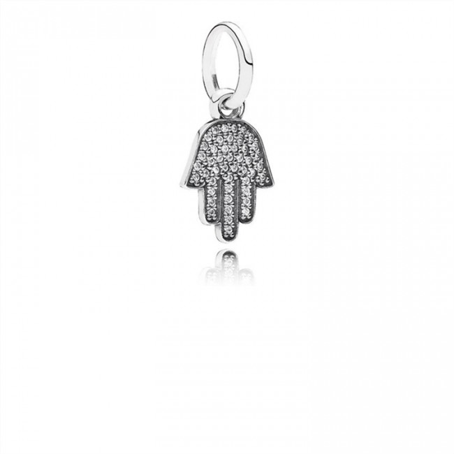 Pandora Jewelry Symbol Of Protection Dangle Charm-Clear CZ 791307CZ