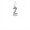 Pandora Jewelry Letter Z Dangle Charm-Clear CZ 791338CZ