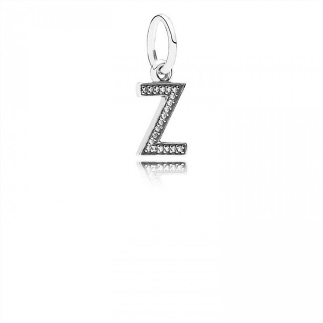 Pandora Jewelry Letter Z Dangle Charm-Clear CZ 791338CZ