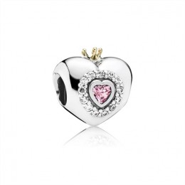 Pandora Jewelry Princess Heart Charm-Pink CZ 791375PCZ
