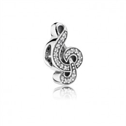 Pandora Jewelry Sweet Music Treble Clef-Clear CZ 791381CZ