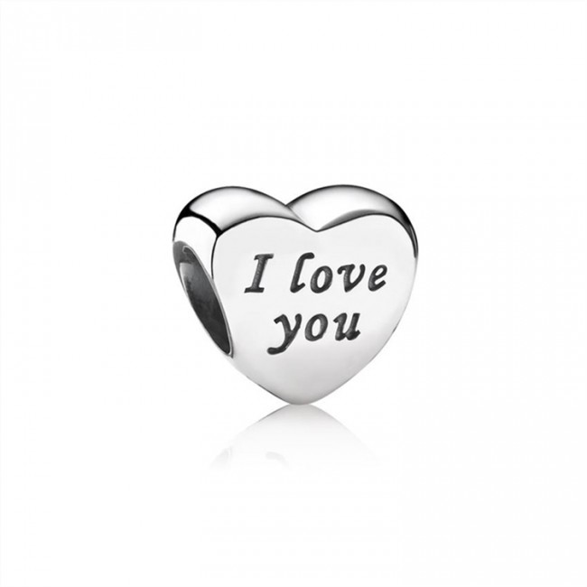 Pandora Jewelry Words Of Love Engraved Heart Charm 791422
