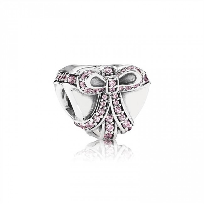 Pandora Jewelry Pink With Love Charm-Pandora Jewelry 791423PCZ