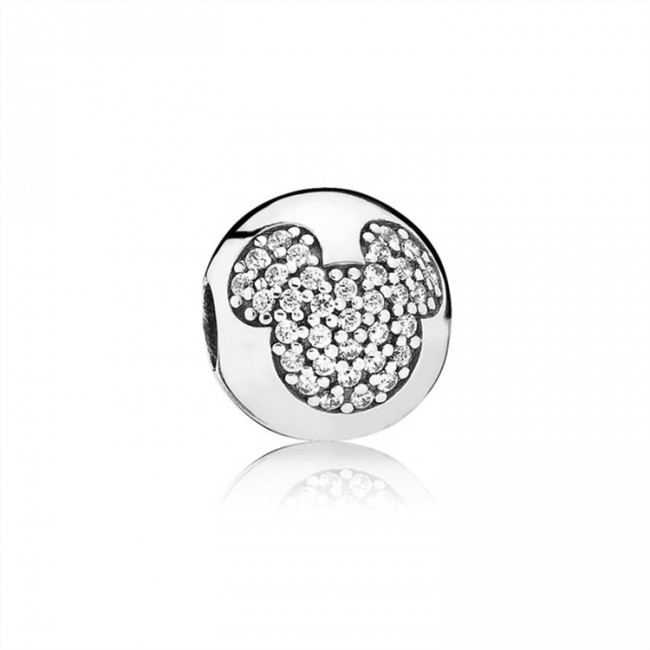 Pandora Jewelry Disney-Mickey Pave Clip 791449CZ