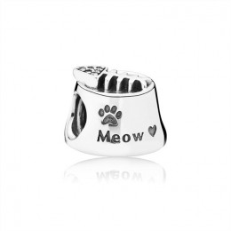Pandora Jewelry Jewelry Cat bowl Charm 791716CZ