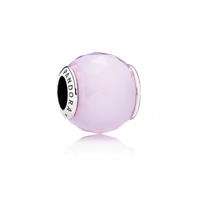 Pandora Jewelry Geometric Facets Charm-Opalescent Pink Crystal 791722NOP