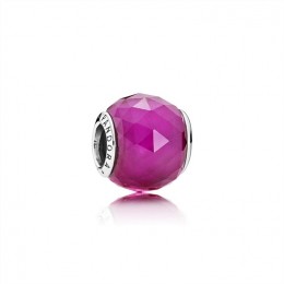 Pandora Jewelry Geometric Facets Charm-Synthetic Ruby 791722SRU