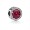 Pandora Jewelry Radiant Hearts Charm-Cerise Crystal & Clear CZ 791725NC