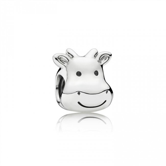 Pandora Jewelry Cheerful Cow Silver Charm 791748