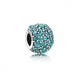 Pandora Jewelry Shimmering Droplet Charm-Teal CZ 791755MCZ