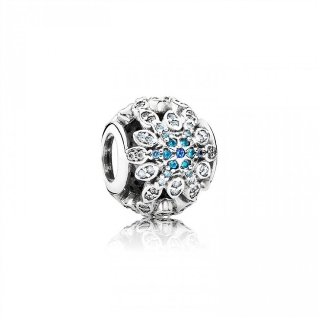 Pandora Jewelry Crystallised Snowflake Charm 791760NBLMX