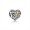 Pandora Jewelry November Signature Heart Charm-Citrine 791784CI