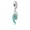 Pandora Jewelry Tropical Parrot Dangle Charm-Mixed Enamels-Teal & Clear CZ