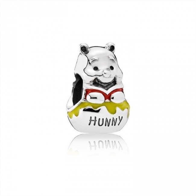 Pandora Jewelry Disney-Honey Pot Pooh Charm-Mixed Enamel 791919ENMX