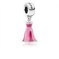 Pandora Jewelry Disney-Aurora's Dress Dangle Charm-Mixed Enamel 791921ENMX