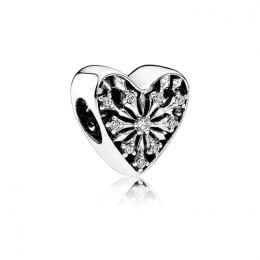 Pandora Jewelry Heart of Winter Charm-Clear CZ 791996CZ