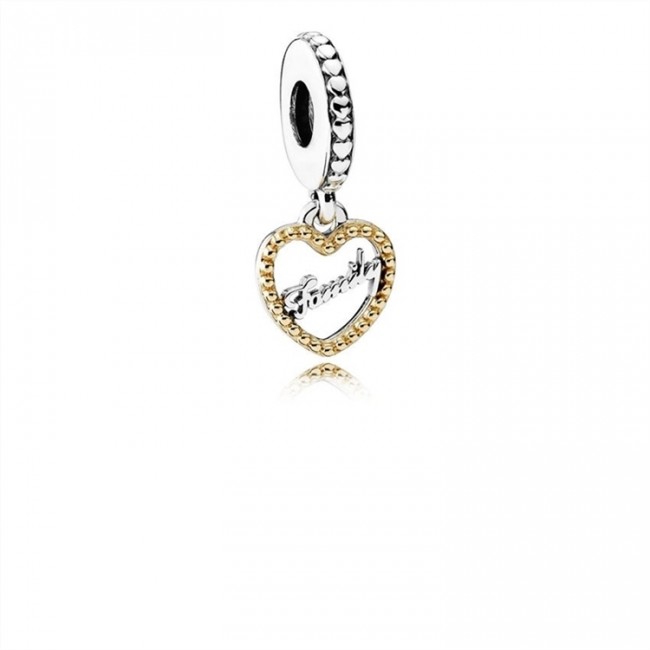 Pandora Jewelry Family Script Dangle Charm 792011