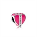 Pandora Jewelry Gifts of Love-Magenta Enamel & Clear CZ 792047CZ