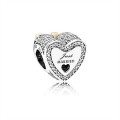 Pandora Jewelry Jewelry Wedding Heart Charm 792083CZ