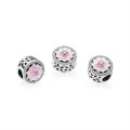 Pandora Jewelry Magnolia Bloom Charm-Pale Cerise Enamel & Pink CZ 792085PCZ