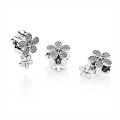 Pandora Jewelry Dazzling Daisy Duo-White Enamel & Clear CZ 792098CZ