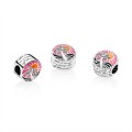 Pandora Jewelry Tropical Sunset Charm-Mixed Enamel & Clear CZ 792116ENMX