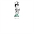 Pandora Jewelry Disney-Tinker Bell's Dress Dangle Charm-Glittering Green Enamel