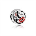 Pandora Jewelry Glamour Kiss Charm-Mixed Enamel & Clear CZ 796324ENMX