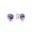 Pandora Jewelry February Droplets Stud Earrings-Synthetic Amethyst 290738SAM