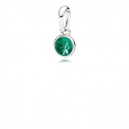 Pandora Jewelry May Droplet Pendant-Royal-Green Crystal 390396NRG