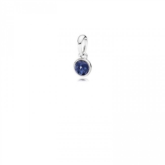 Pandora Jewelry September Droplet Pendant-Synthetic Sapphire 390396SSA