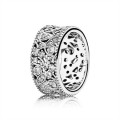 Pandora Jewelry Shimmering Leaves Ring-Clear CZ 190965CZ