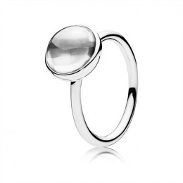 Pandora Jewelry Poetic Droplet Ring-Clear CZ 190982CZ