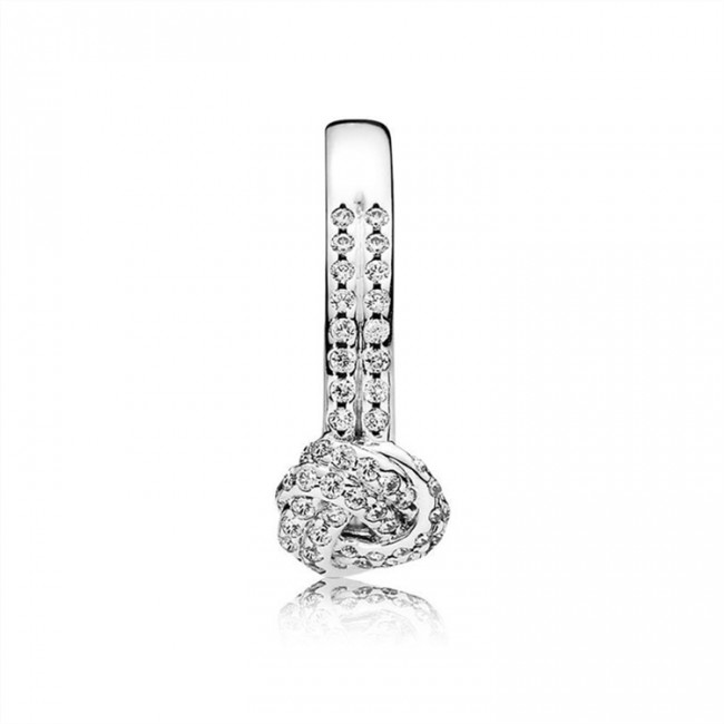 Pandora Jewelry Sparkling Love Knot Ring-Clear CZ 190997CZ 