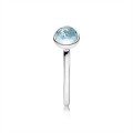 Pandora Jewelry March Droplet Ring-Aqua Blue Crystal 191012NAB