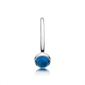 Pandora Jewelry December Droplet Ring-London Blue Crystal 191012NLB