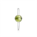 Pandora Jewelry August Droplet Ring-Peridot 191012PE