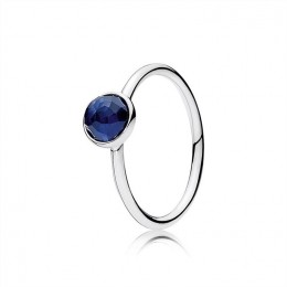 Pandora Jewelry September Droplet Ring-Synthetic Sapphire 191012SSA